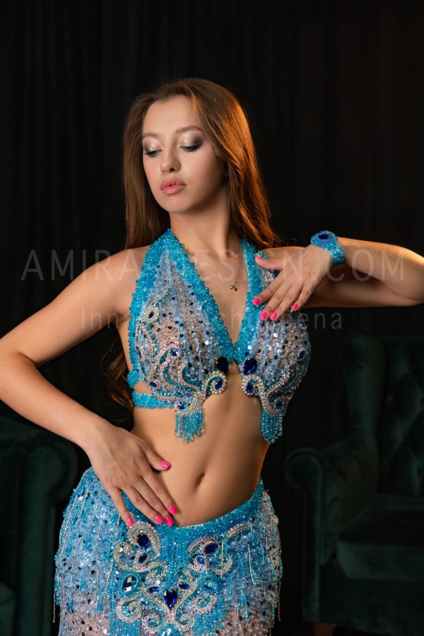 Professional bellydance costume (Classic 256 A_1)